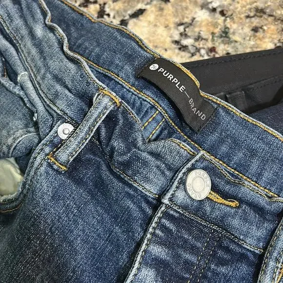 Purple Brand P002 Slim Leg size 32 Men’s Jeans - Picture 4 of 5